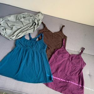 3 Nursing tanks and nursing cover
